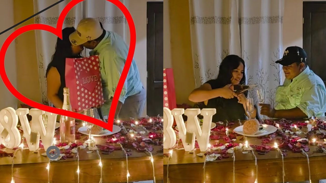 🔴Asi Reacción Mi Novio a la Cena Romántica que Prepare para el!😍🫣
