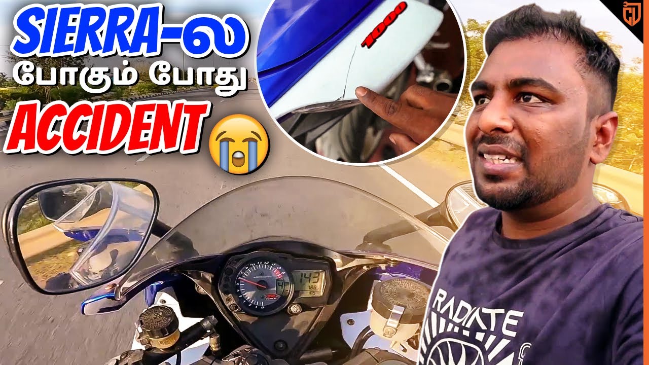 Sierra-க்கும் எனக்கும் Bike Accident | கால்ல Sema அடி | Cherry Vlogs