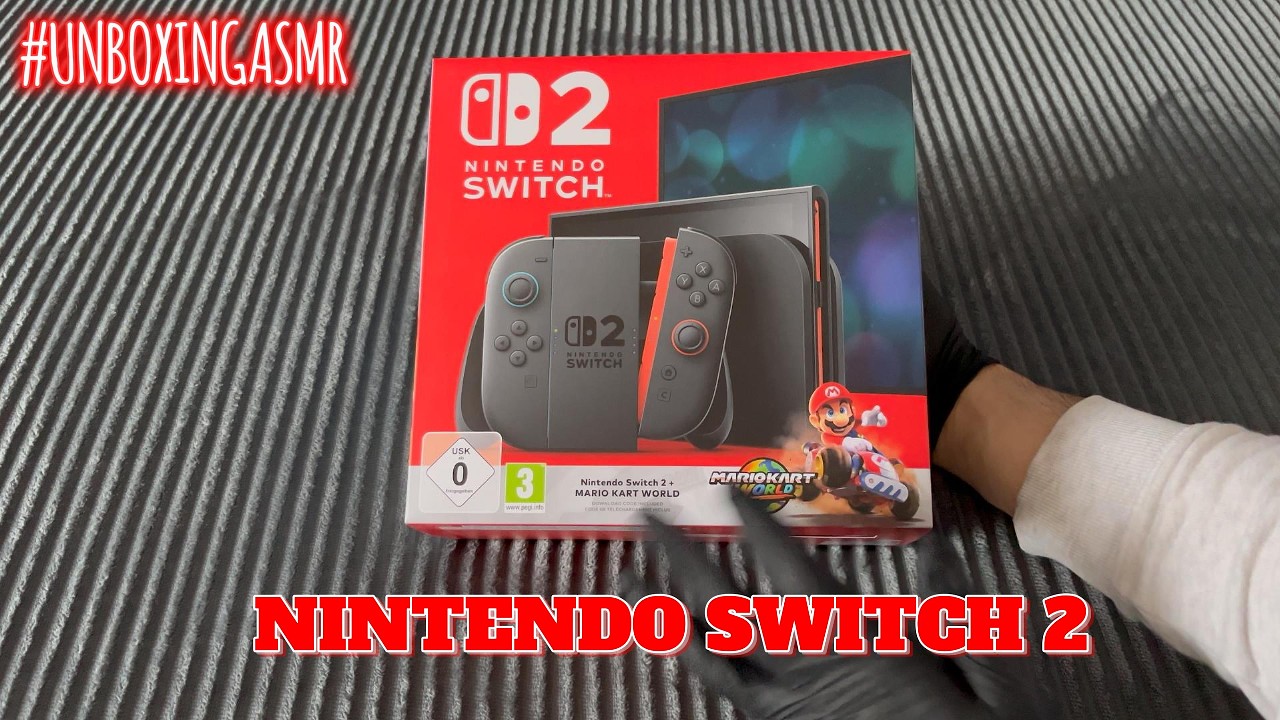 ASMR Распаковка NINTENDO SWITCH 2 | Никаких разговоров