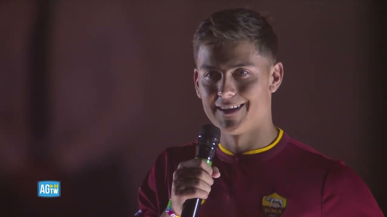 Roma, Dybala ai tifosi: «Ero molto curioso di conoscervi, daje»