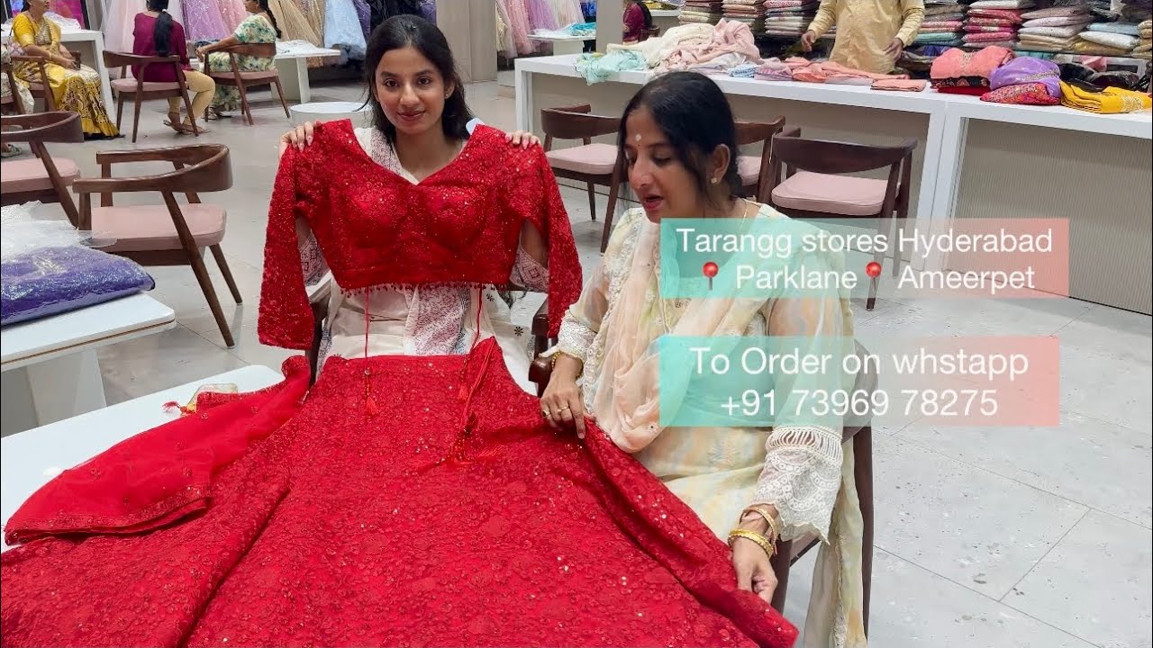 Lehengas at Tarangg store below ₹10k
