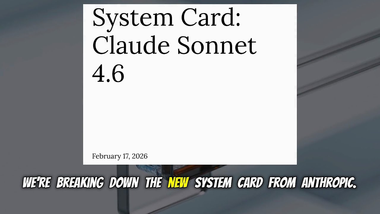 System Card: Claude Sonnet 4.6 (Feb 2026)