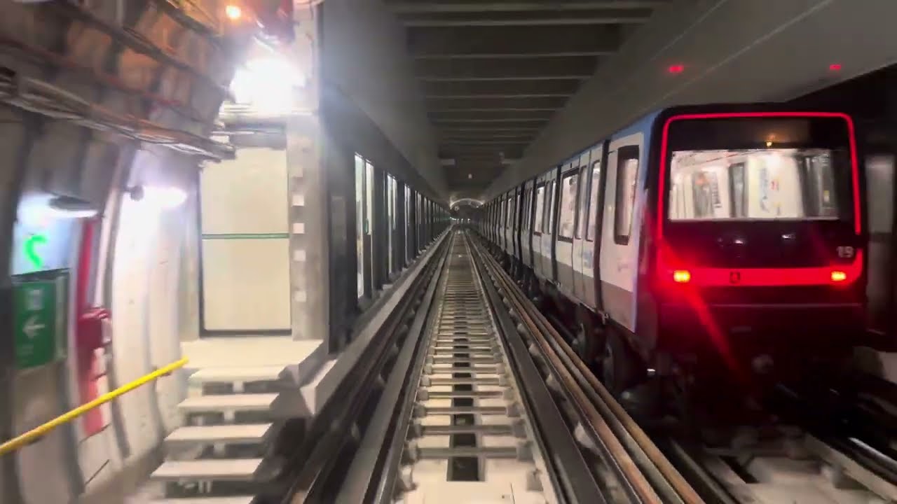 RATP Métro Ligne 14 - Retournement à l’Aéroport d’Orly (sens inverse) avec le MP14 nºCA46