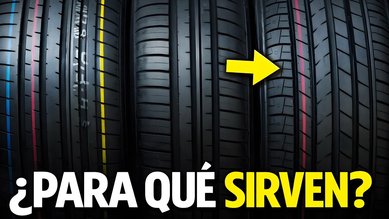 ¿Qué Son Esas Líneas de Colores en los NEUMÁTICOS Nuevos?