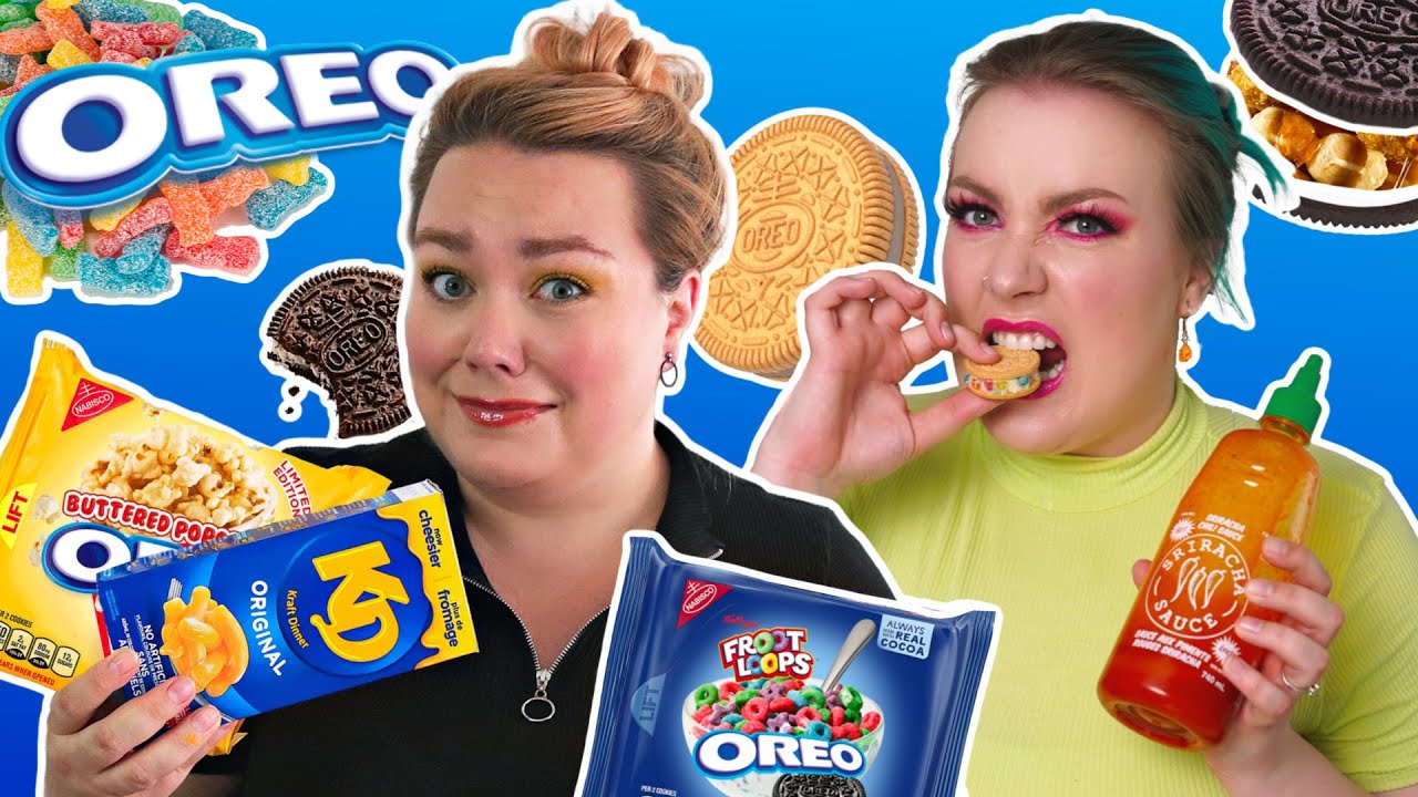 On crée des SAVEURS d'OREO ÉTRANGES! 🥴🍪  |  2FILLESORDINAIRES