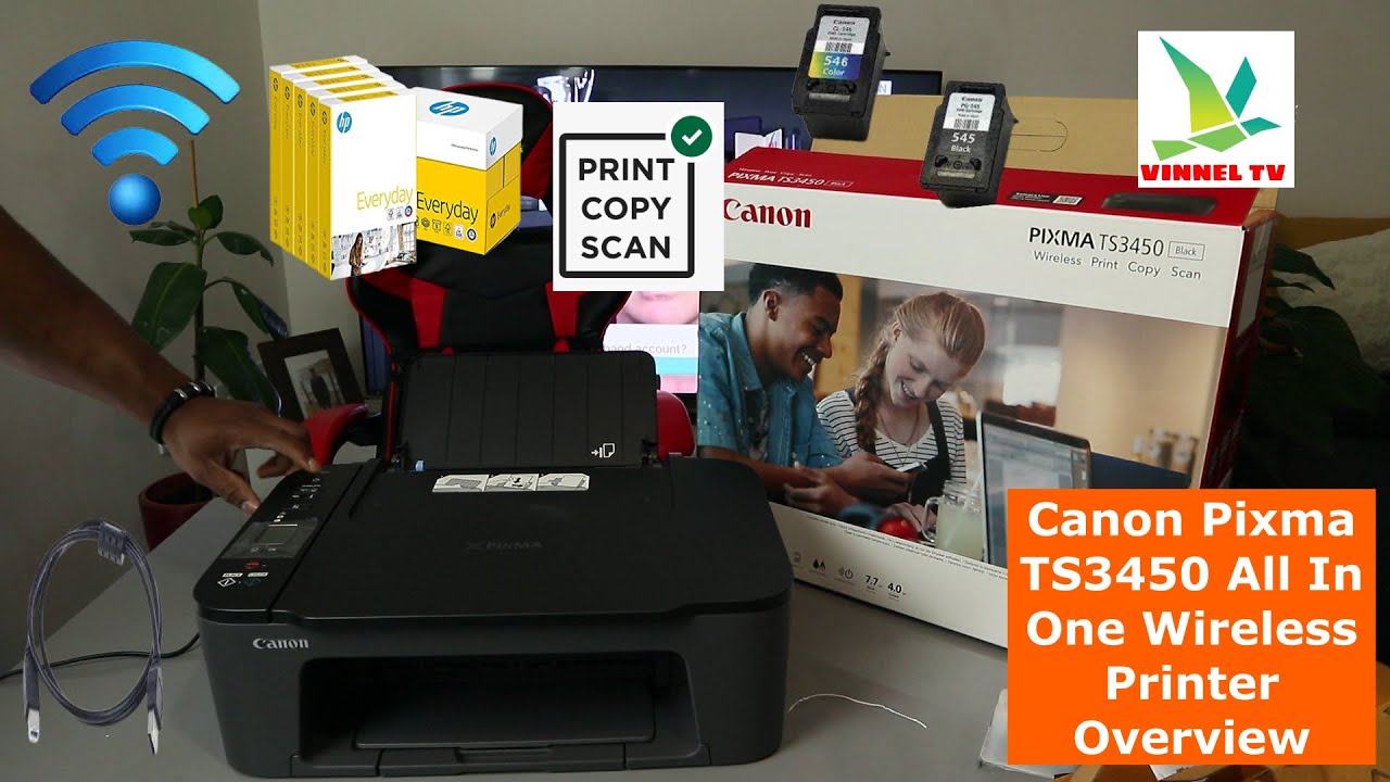 Обзор многофункционального беспроводного/WIFI-принтера Canon Pixma TS3450
