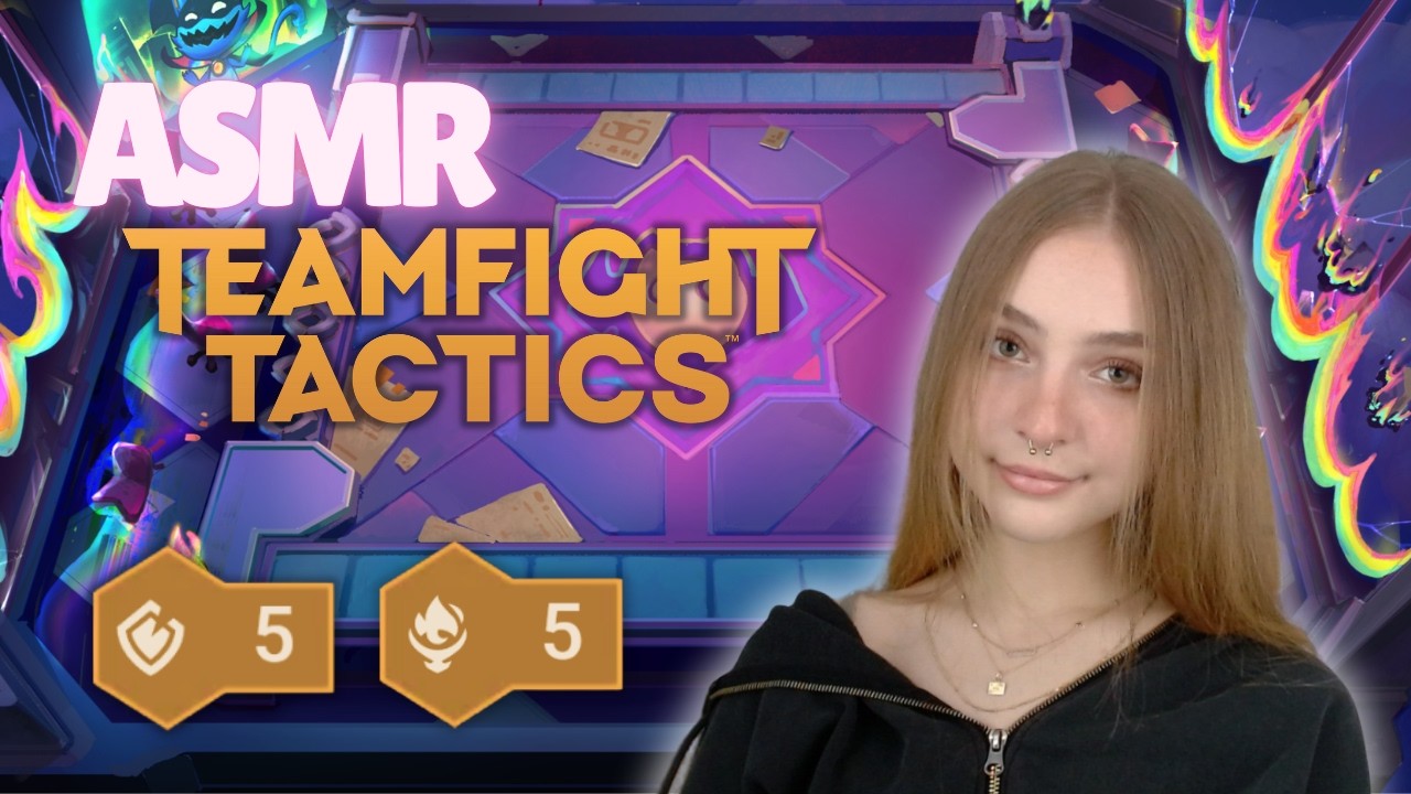 TFT ASMR 5 Shadow Isle + 5 Warden! ⋆˚✮🎧✮˚⋆ Whispered Facecam Gaming, Keyboard and Mouse Sounds