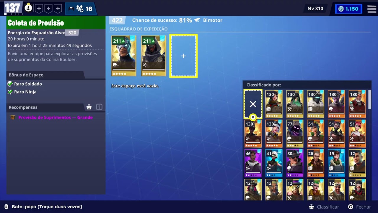 FORTNITE SALVE MUNDO FAZENDO FRIONITE 128