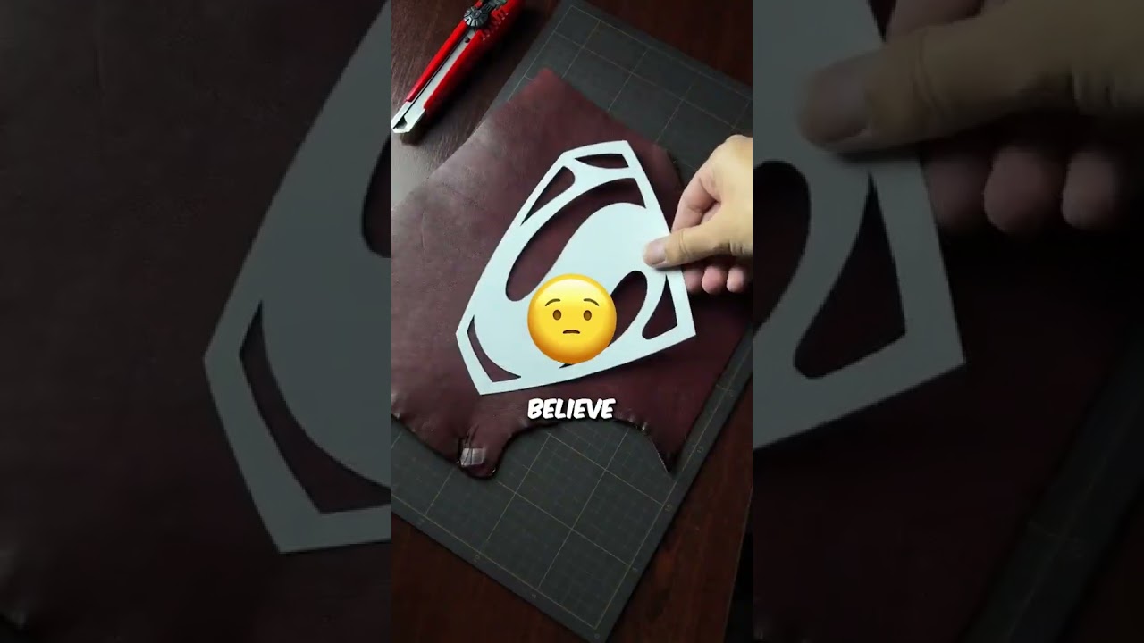 Leather Superman Logo! 😍