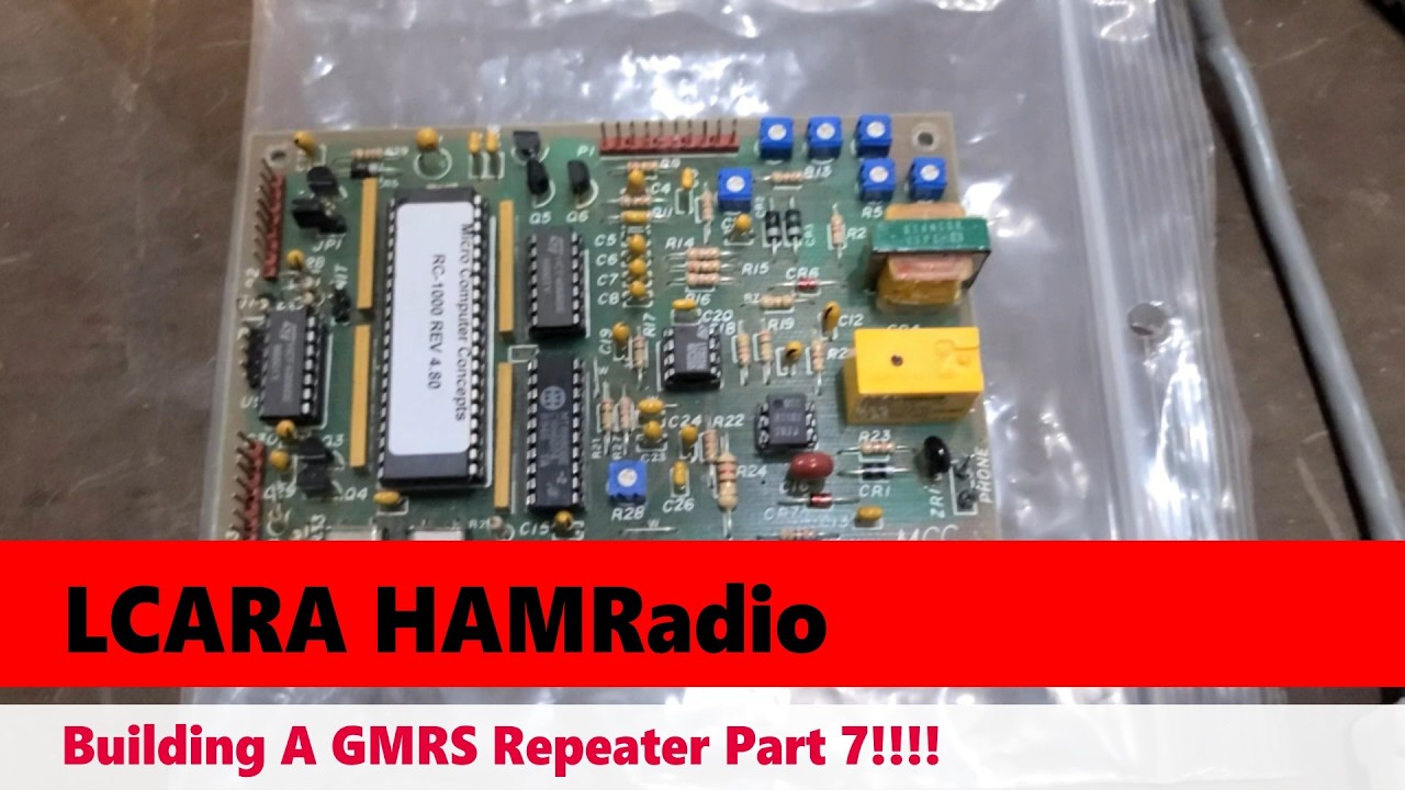 LCARA HAM Radio:Building A GMRS Repeater Part 7!!!!