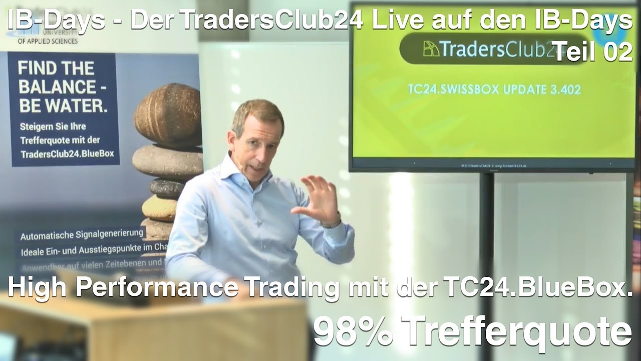IB-Days 2018 Teil 2 - High Performance Trading mit der TC24.BlueBox. 98% Trefferquote