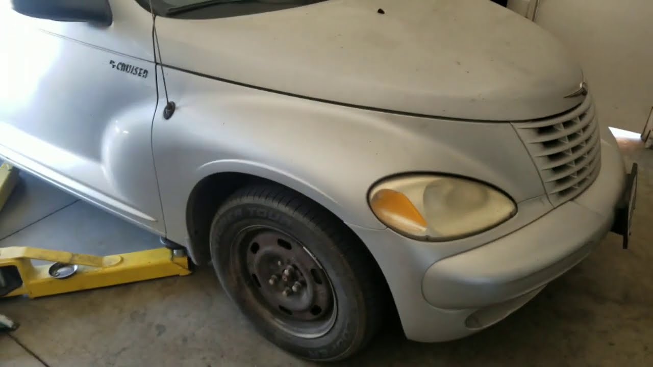 PT Cruiser big oil leak, replace crank, cam seals, water pump and timing belt