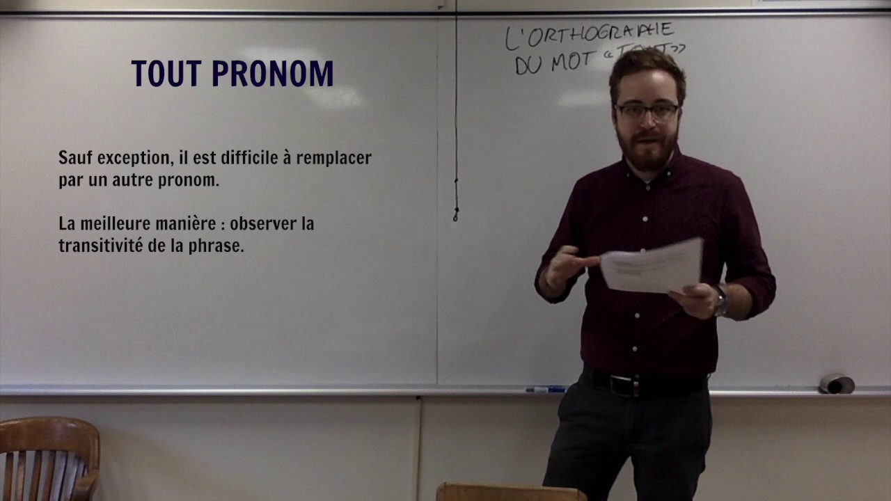 L'orthographe du mot «tout»