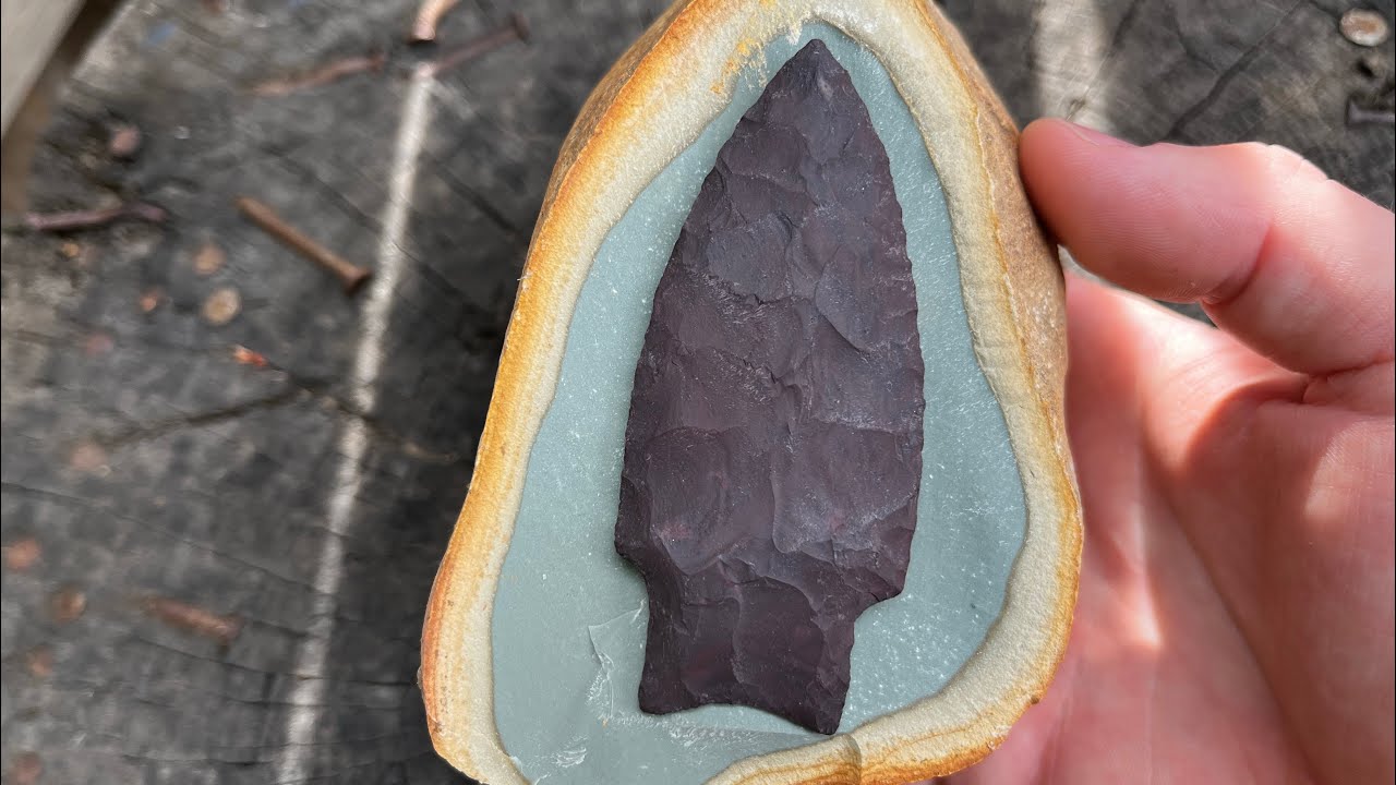 Flintknapping: Rhyolite Archaic Bifurcate