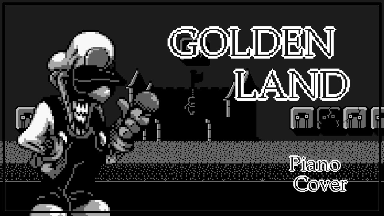 FNF Mario's Madness| Golden Land,  Piano Cover