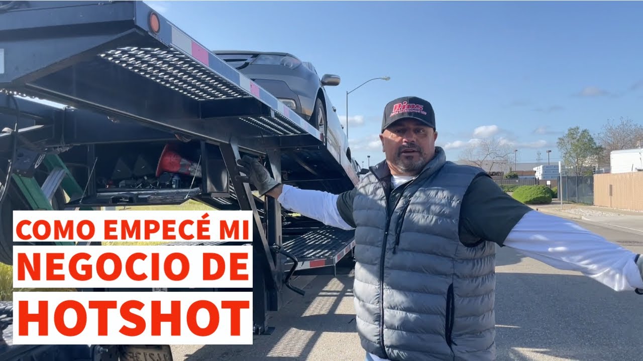 Como empecé Hotshot trasporte de carros negoció aquí en California.