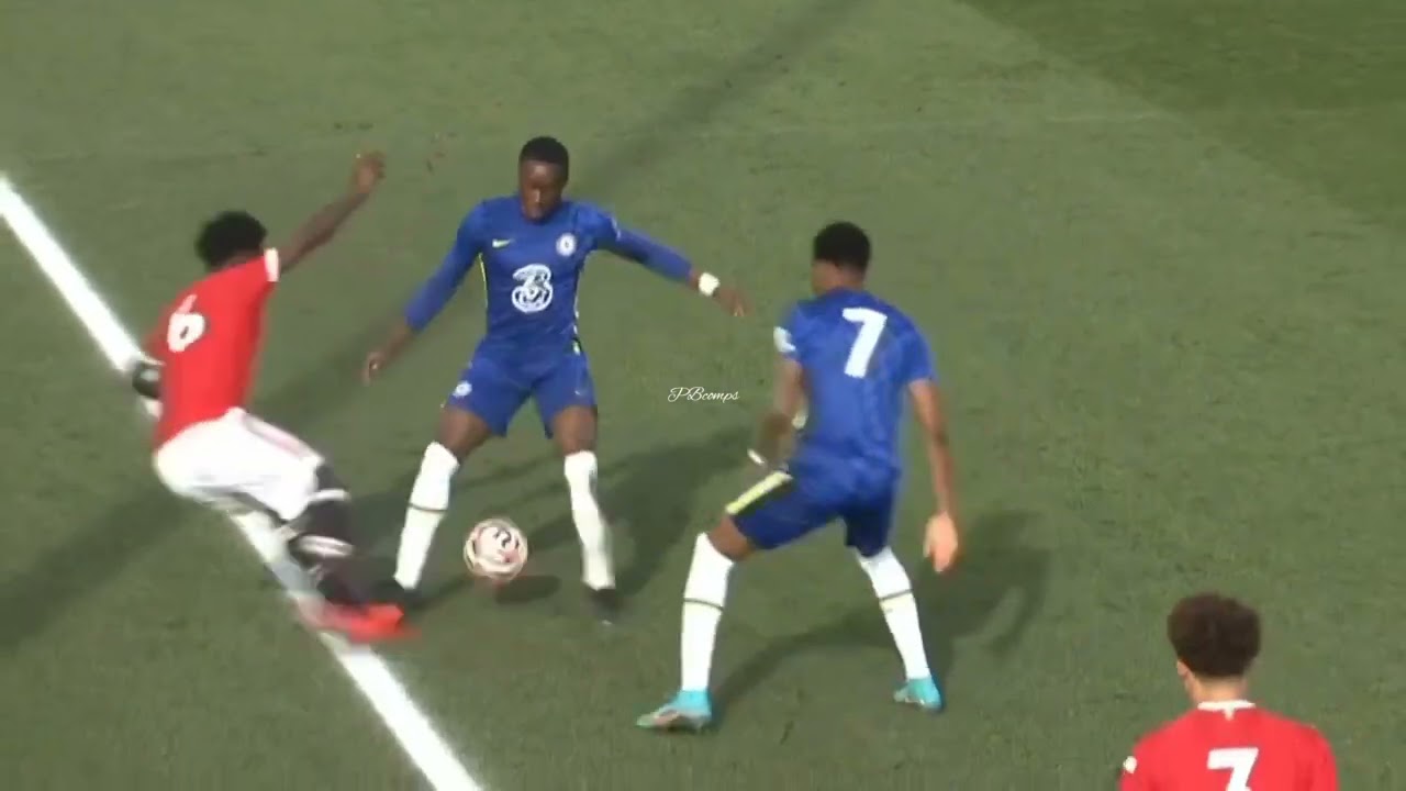 Kobbie Mainoo Vs Chelsea U18 | Fantastic performance| Premier League Cup (12/2/2022)