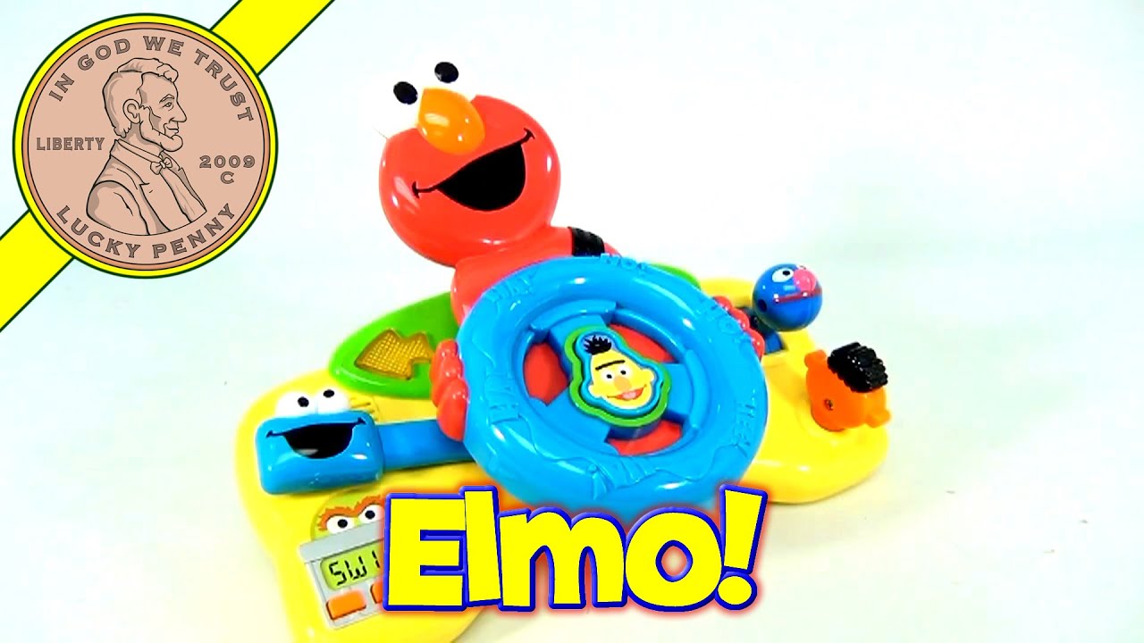 Fisher-Price Sesame Street Giggle N Go Driver - Elmo Driving Toddler Toy