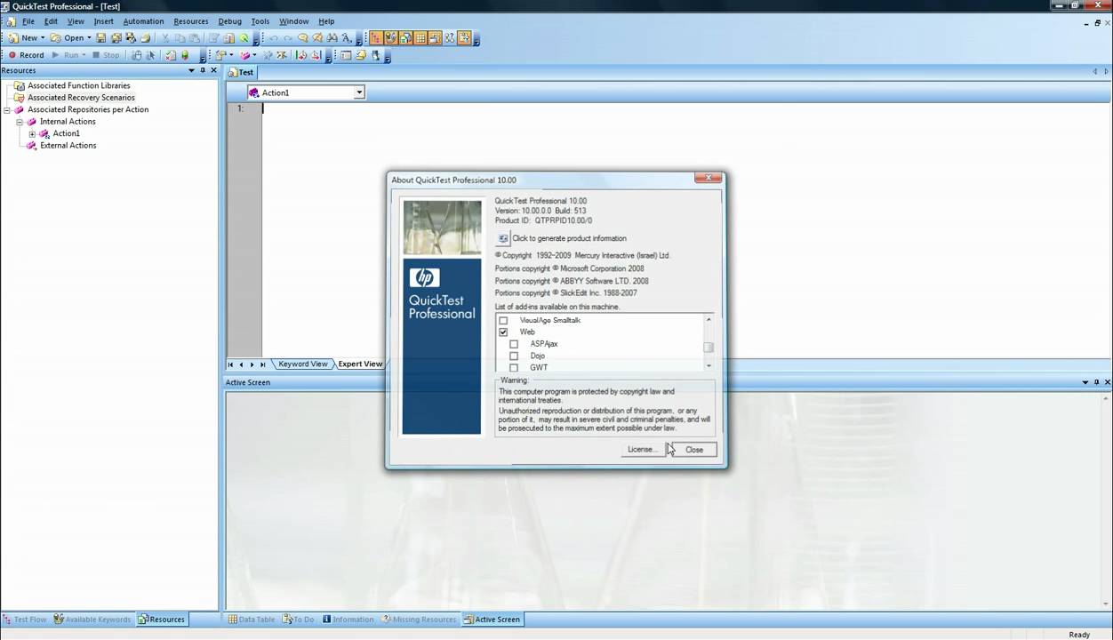 HP Mercury Functional Testing QuickTest Pro Overview - Record and Run - Part 1