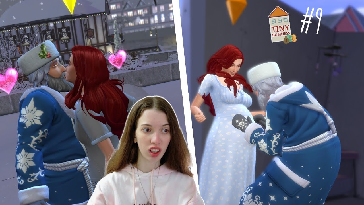 we're PREGNANT?! (i didn't expect this)🏠Tiny business #9  | sims 4