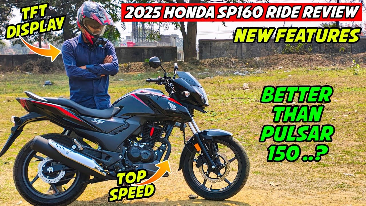 2025 Honda Sp 160 TFT Display Ride review || Mileage Test🔥 - Better Than Bajaj Pulsar 150 .?