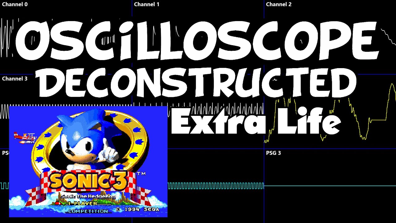 Sonic 3 - Extra Life - Oscilloscope Deconstruction