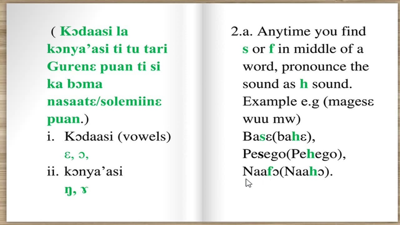 Gurenɛ pa'alegɔ a