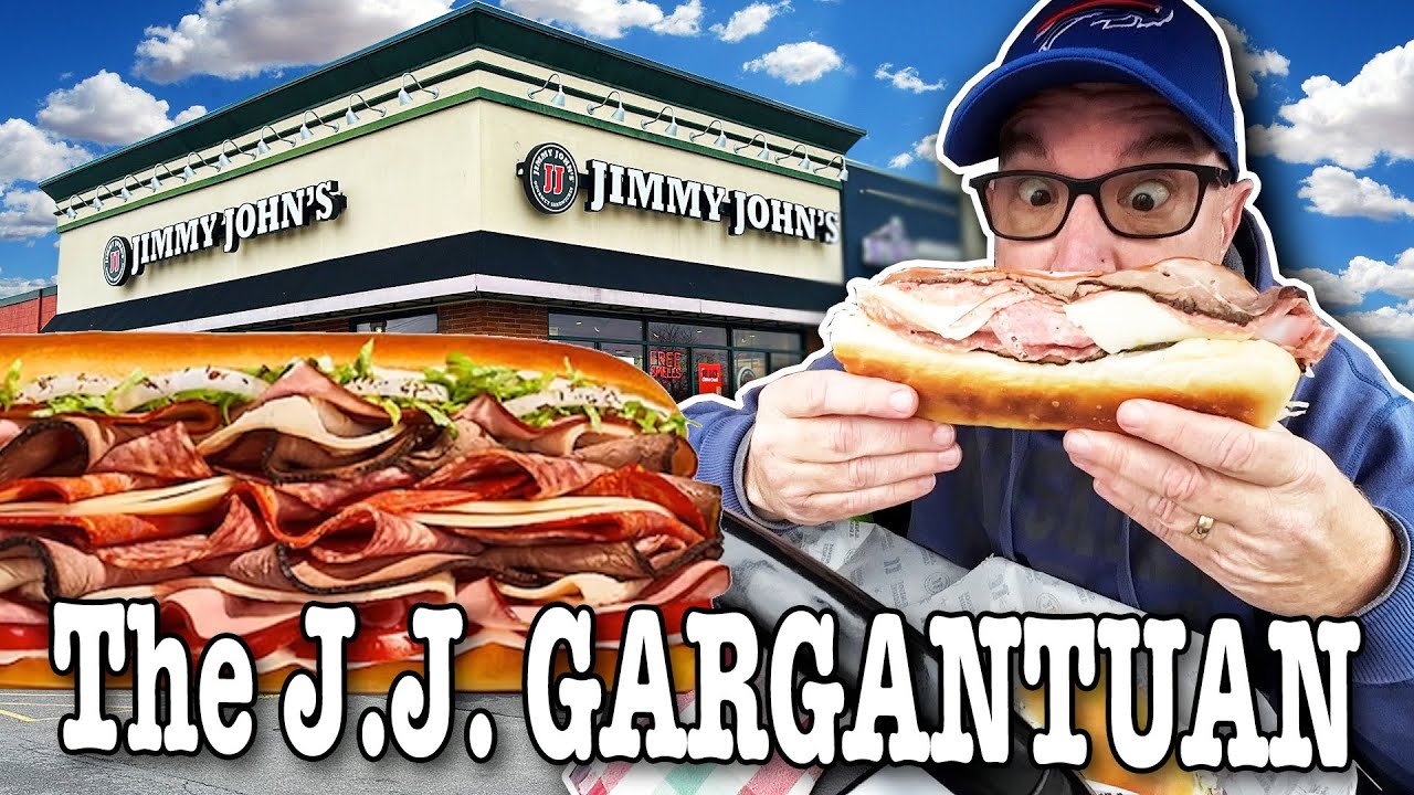 Первый раз в ресторане Jimmy John's ❤️ Я заказал саб J.J. GARGANTUAN!