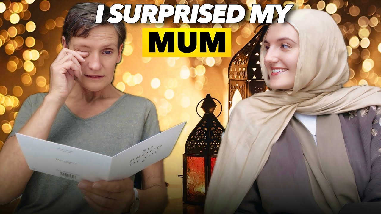 My Mum fasted with me for Ramadan so I surprised her!