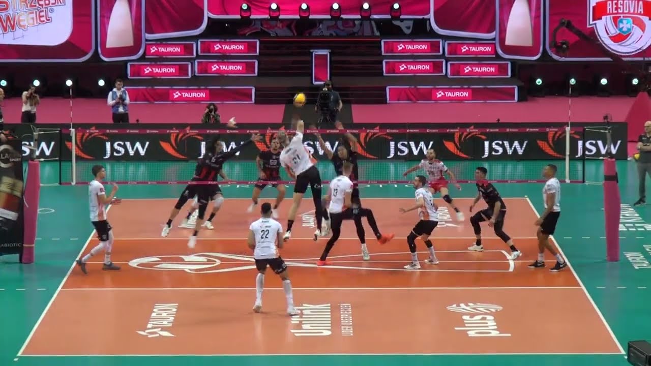 Volleyball Polish Cup Semi Final : Jastrzebie - Resovia 3:0 FULL Match