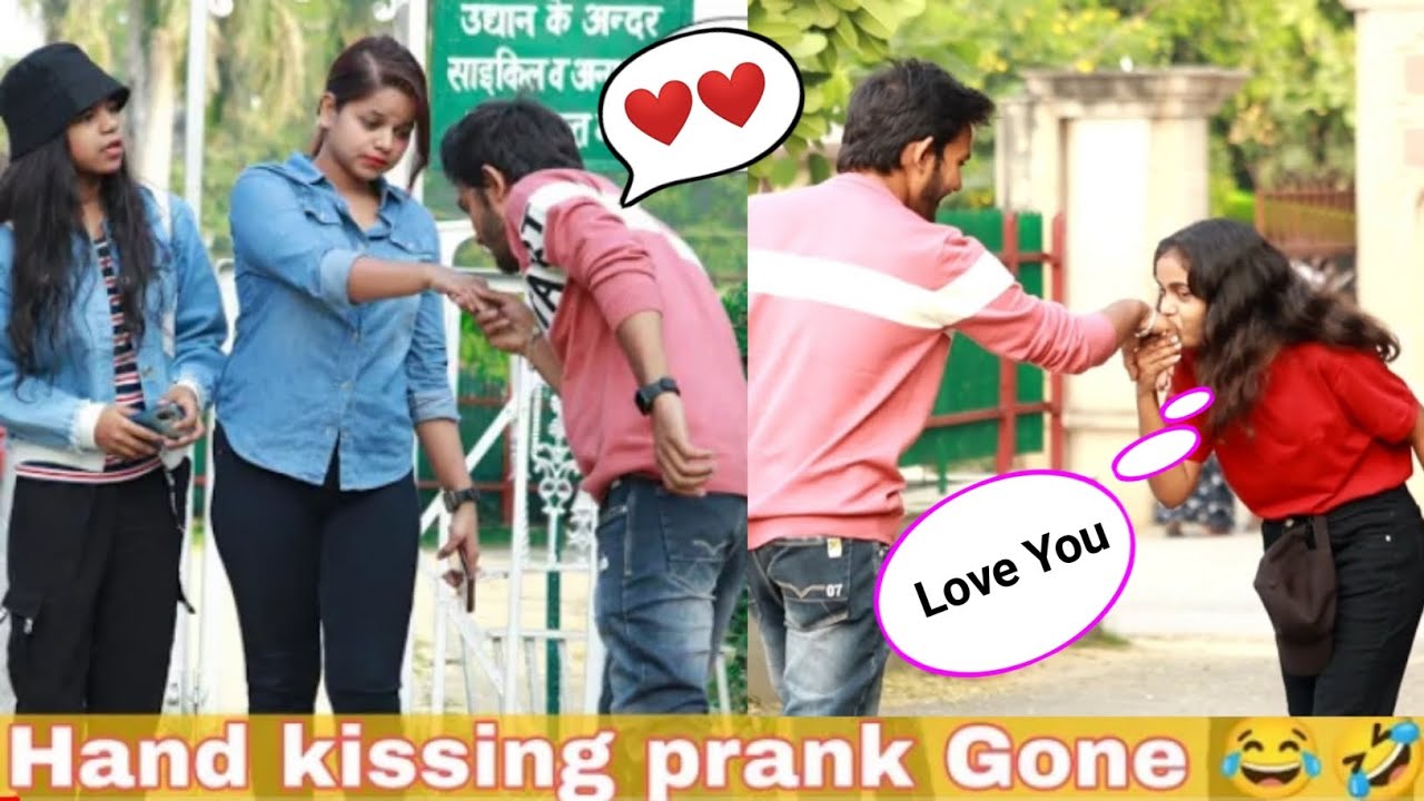 Hand Kissing Prank Video||Crazy Boy Dulal||Reaction video||Prank Video