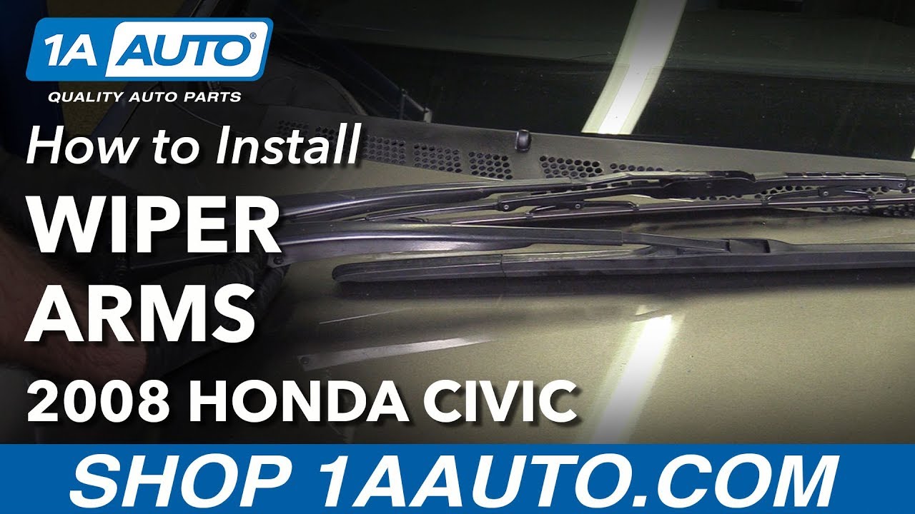 How to Replace Windshield Wiper Arms 05-11 Honda Civic