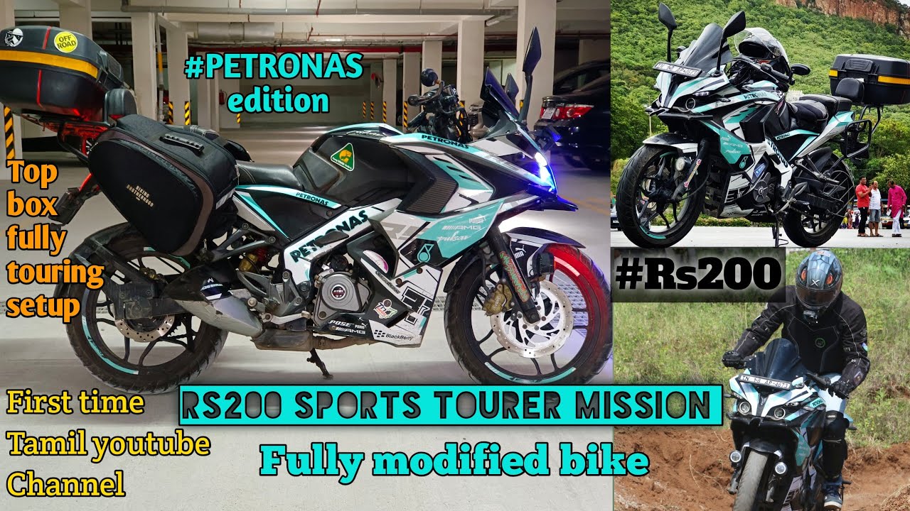 "Bajaj RS200 Becomes a Touring Monster! 💥 PETRONAS Edition | First Time in TN | Full Setup Review!"