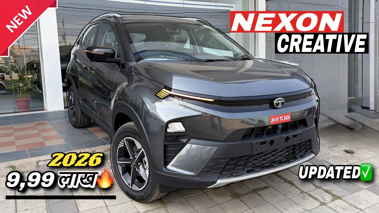 Tata Nexon Creative Model 2026 Price 🔥 Features & Mileage Update✅ Details Reviews