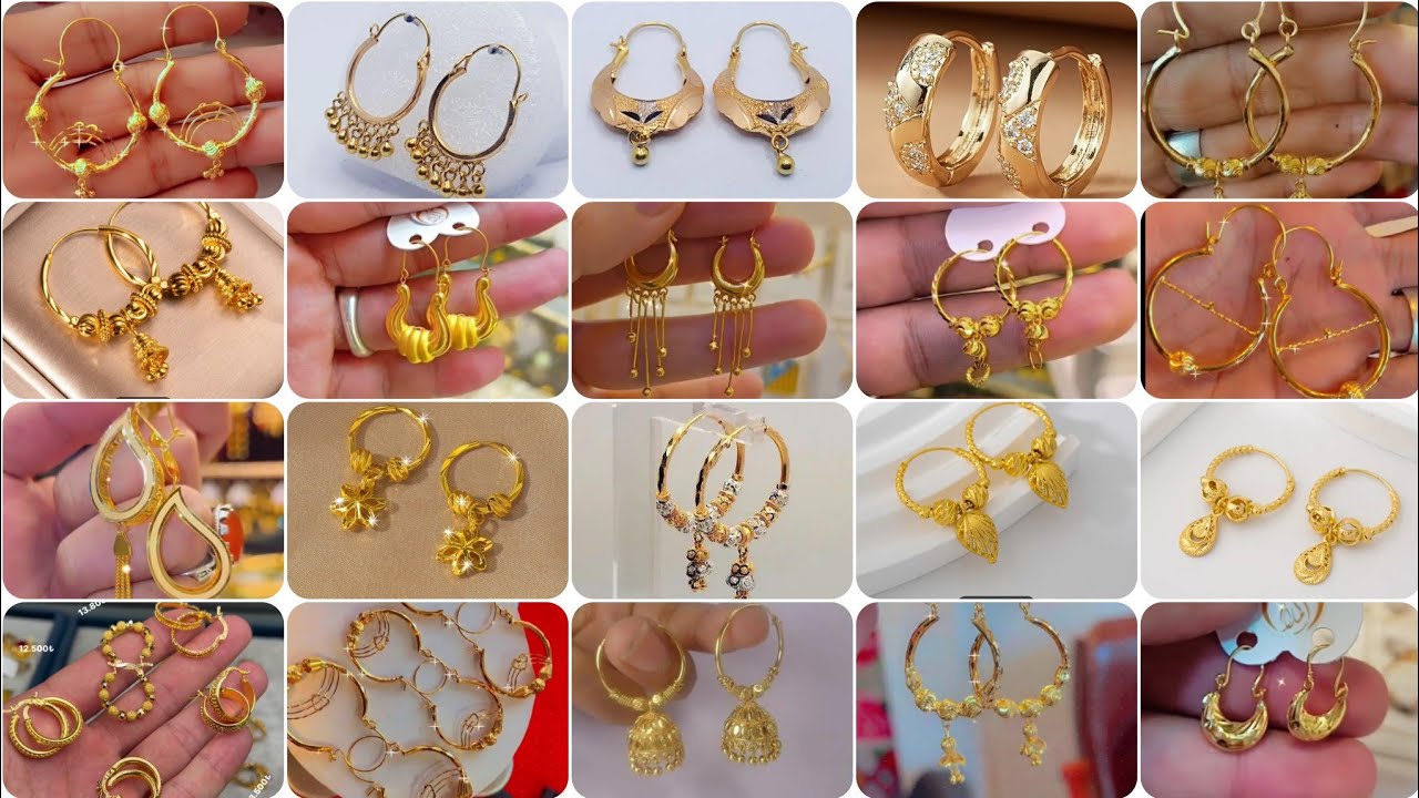 400+ New #2025 Gold baliyaan designs| Latest Gold Hoops Earrings| baby girl hoop earrings designs|❤️