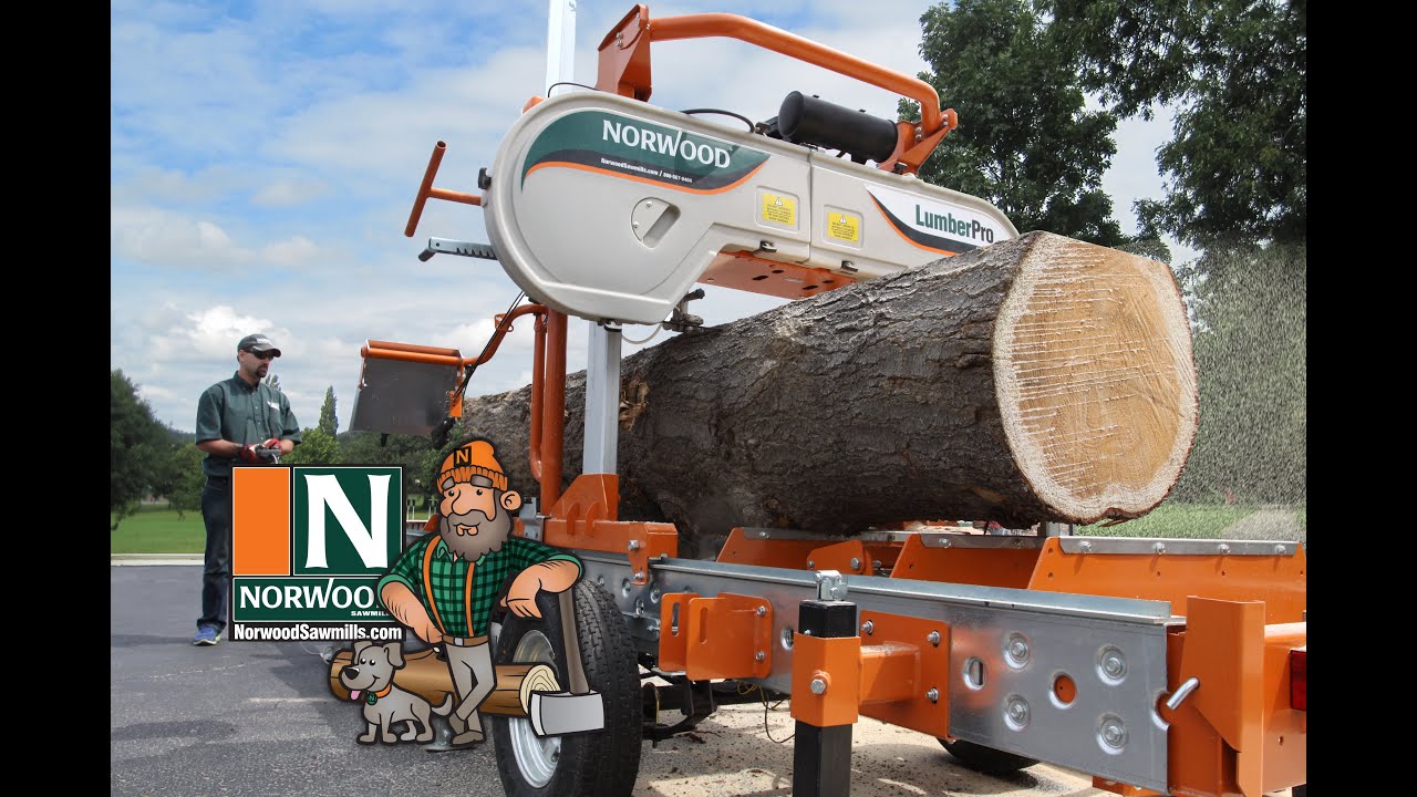 Das mobile Norwood-Bandsägewerk LumberPro HD36 – Manuell oder hydraulisch … Sie haben die Wahl!!