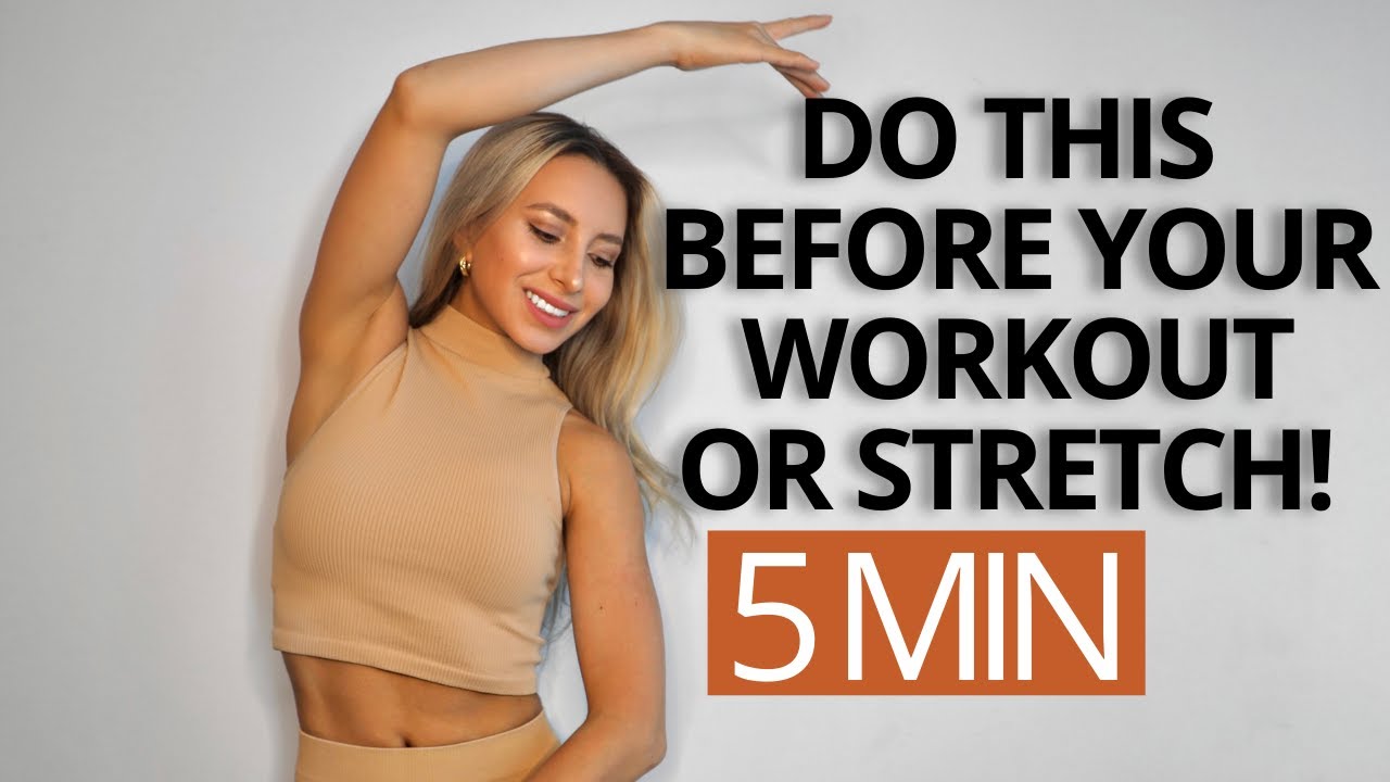 5 MIN WARM UP ACTIVE STRETCH | Do This Before Your Workout or Stretching Routine! | No Equipment
