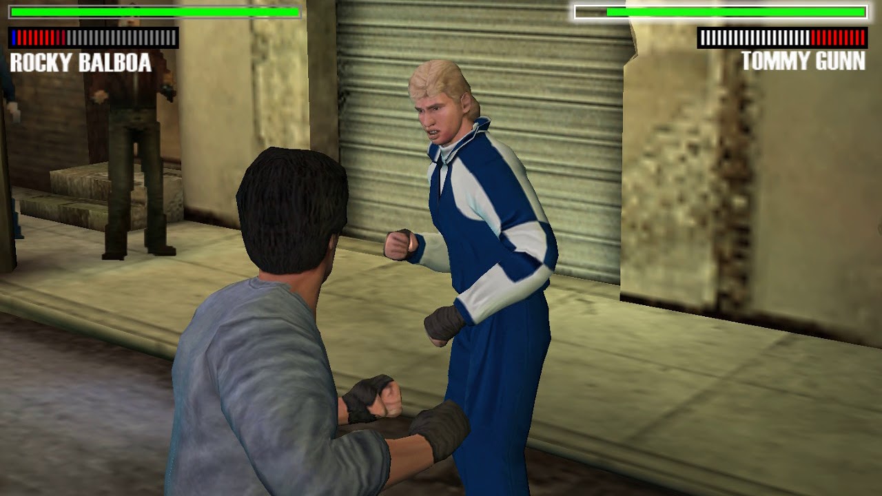 Рокки Бальбоа - PSP (PPSSPP) Рокки Бальбоа против Томми Ганна - Историческая битва
