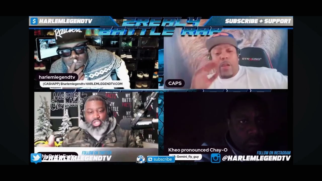 Harlem Legend, AngryFan & My Battle Factz have MAJOR conversation.
