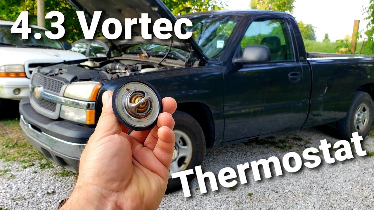 99-13 Chevy Silverado 4.3 Vortec термостат замена замена как заменить