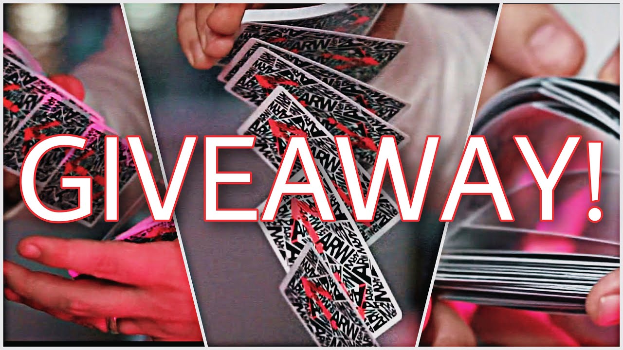GIVEAWAY!! 3 Easy Card Flourishes and FREE PLAYING CARDS!!