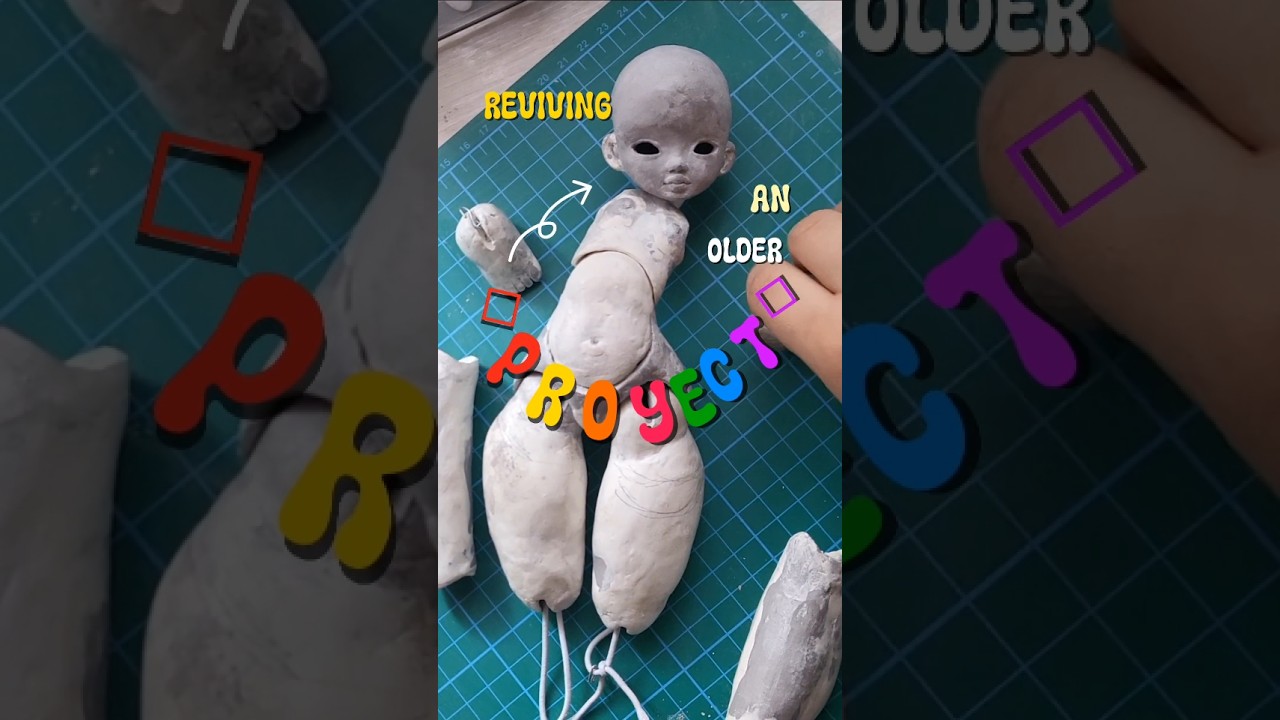 Working on an old BJD doll! #art #doll #bjd #sculpting