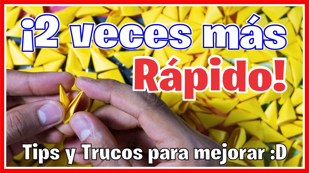 HAZ tus PIEZAS de Origami 3D 🔴 Más RÁPIDO❗ ⚡ Revelo mi SECRETO 🤐