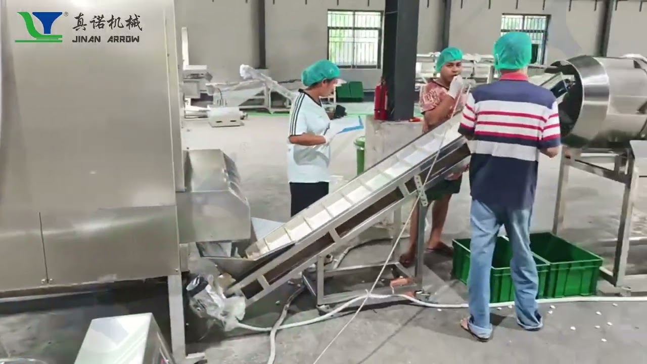 Corn Puffed Snacks SLT70H Twin Screw Extruder Corn Puffed Snack Production Line