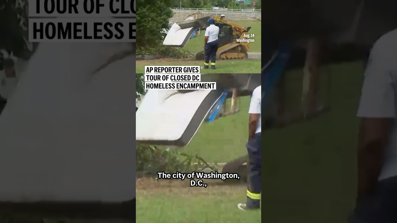 DC clears homeless encampments in anticipation of Trump crackdown