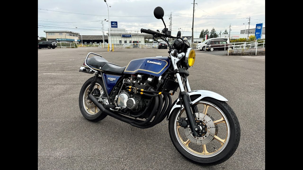 KZ1000ST　MK2仕様　カスタム車　エンジン始動＆試乗動画　kawasaki　engine　start