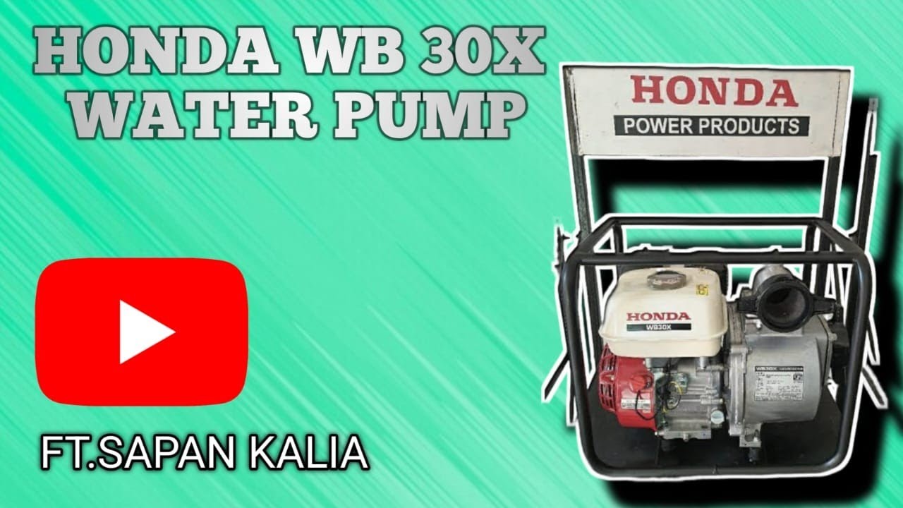 HONDA  WB30X  WATER   PUMP  VALE   SETTING  & HEAD   FITTING 