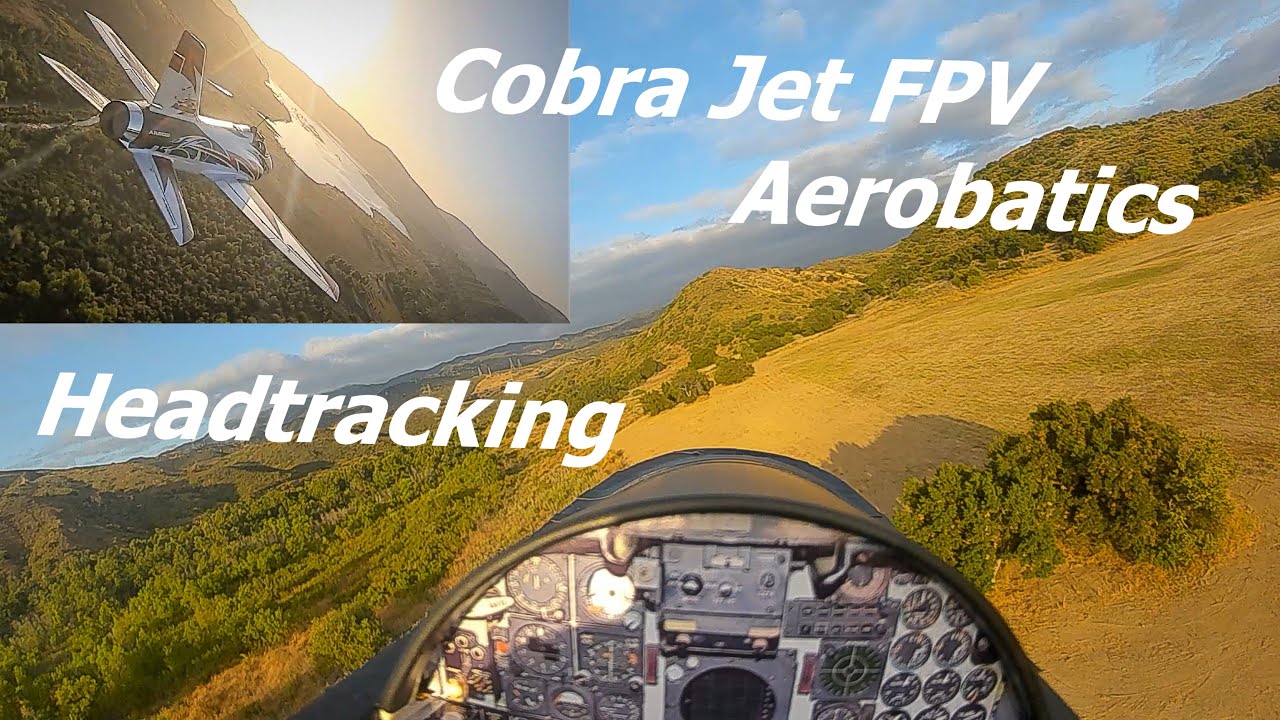 Cobra Jet Head Tracking FPV Aerobatics