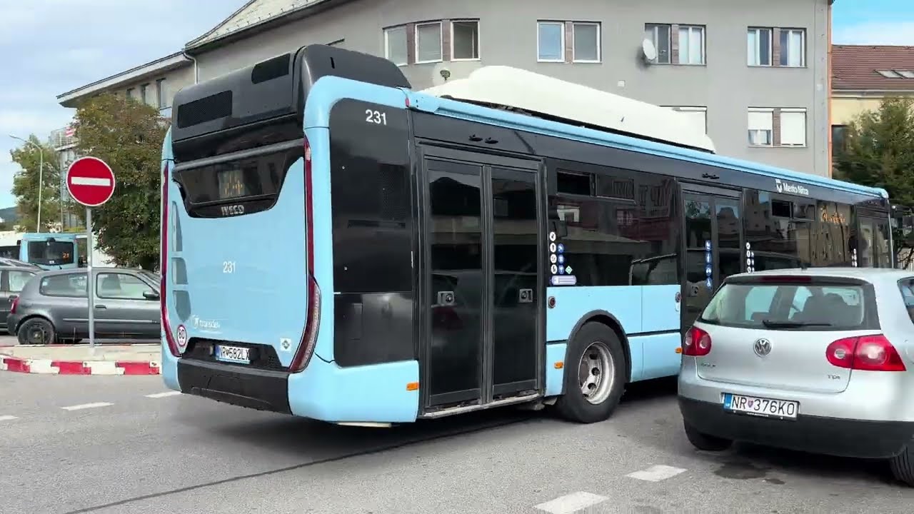 Zostrih autobusov MHD v Nitre (Transdev, jeseň 2024)