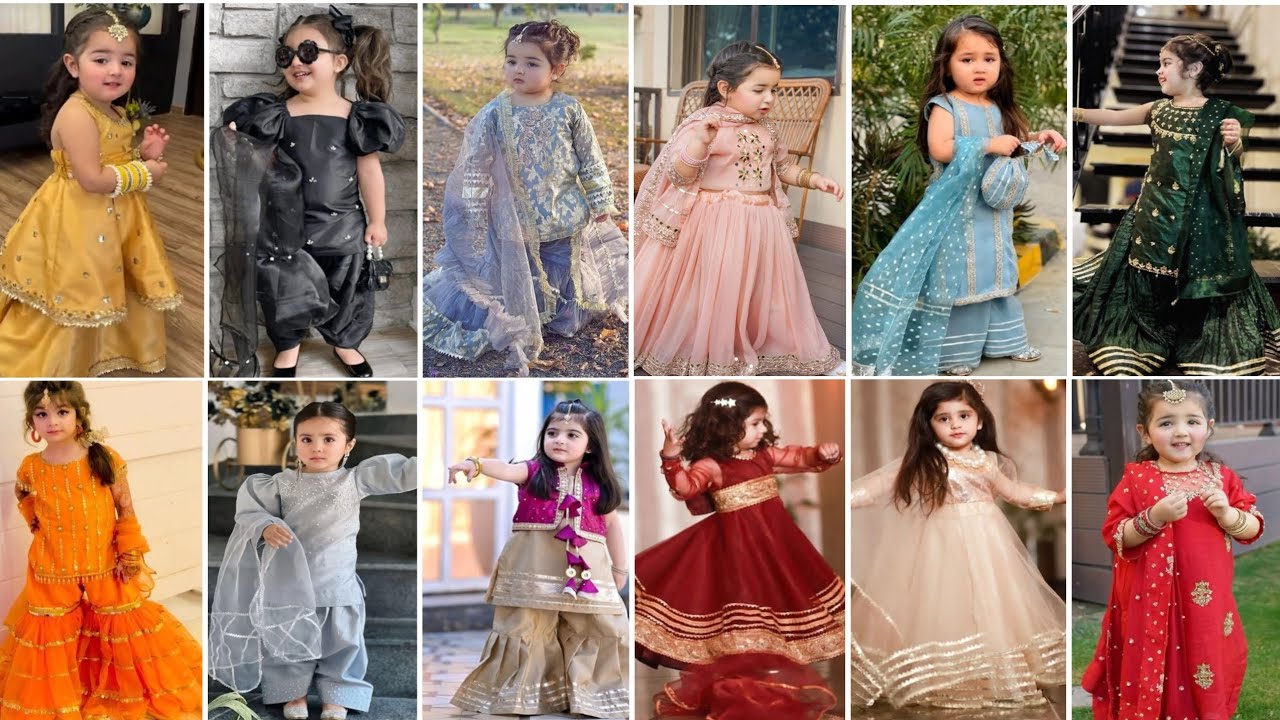 Latest party wear baby dress designs for girls 2025 || Fancy dress design || Baby dress design Idea